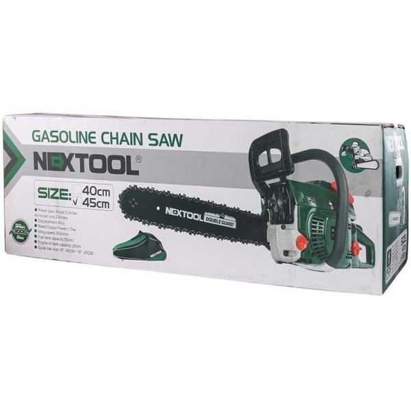 اره زنجیری نکس تول مدل NEX-45CM سایز ۴۵ سانتیمتر بنزینی